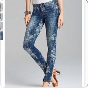 Free People Printed Jeans