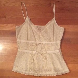 SALE:Plenty by Tracy Reese--eyelet spaghetti strap