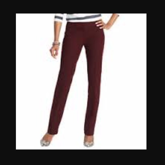 Eggplant colored Loft work pants