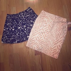 2 skirt bundle forever 21 pencil and flared XS