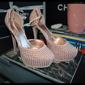 F21 Studded Platform Heels