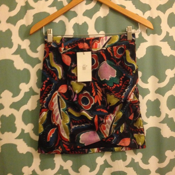 Zara print mini  skirt