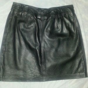 INC International Concepts Skirts - Real leather mini skirt with two front pockets INC International Concepts Skirts - Real leather mini skirt with two front pockets