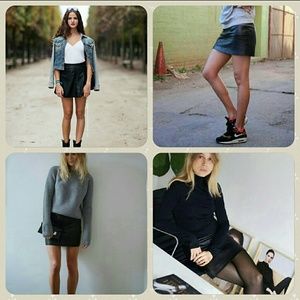 INC International Concepts Skirts - Real leather mini skirt with two front pockets INC International Concepts Skirts - Real leather mini skirt with two front pockets