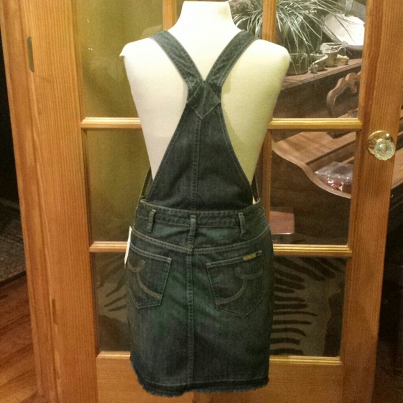 Size 2 Tommy coverall denim jumper dress nwt - Picture 2 of 4