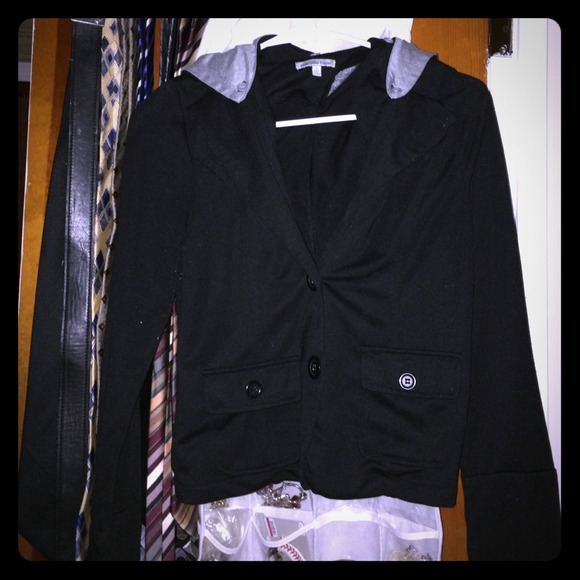 Charlotte Russe short black blazer jacket