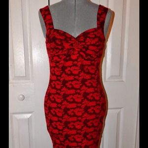 Tight fitting red dress from kohls