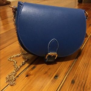 Francesca's cobalt small purse/satchel