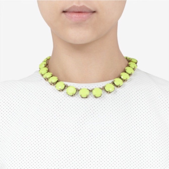 J. Crew Jewelry - 24hrSale: J.Crew yellow neon stone necklace