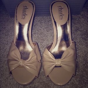 Cute leather tan sandals