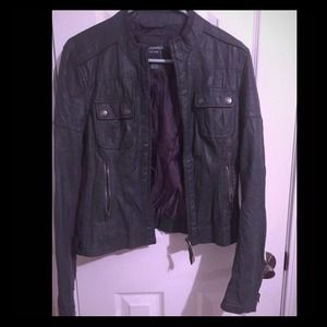 Aeropostale leather jacket
