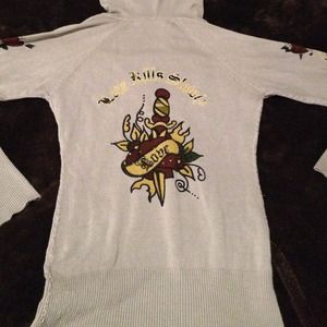 Ed Hardy Love Kills Slowly sweat shirt