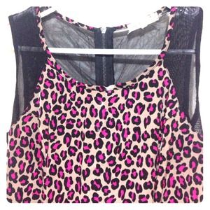 Pink Cheetah Print Dress