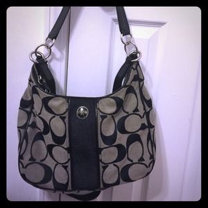 Coach purse Black/Grey CrossBoday/Shoulder bag