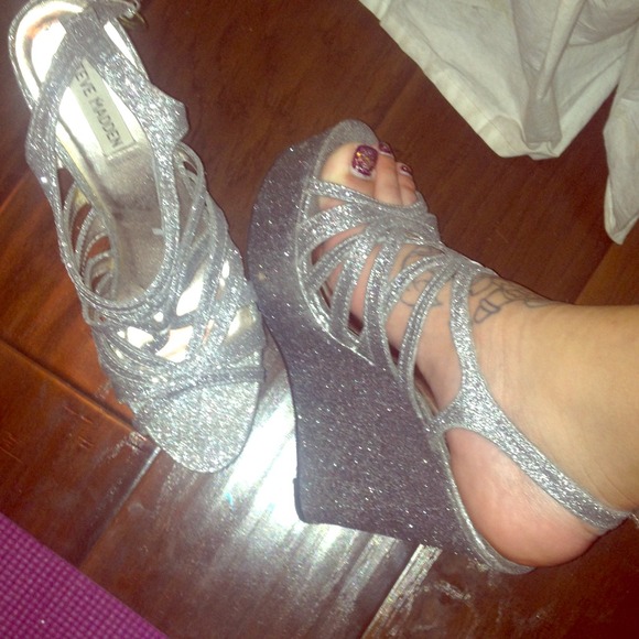 Glitter 90s platform spice girls Steve Madden
