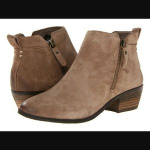 Vince Camuto "Tricera" Boots In Smoke Taupe