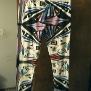 Suede pattern legging