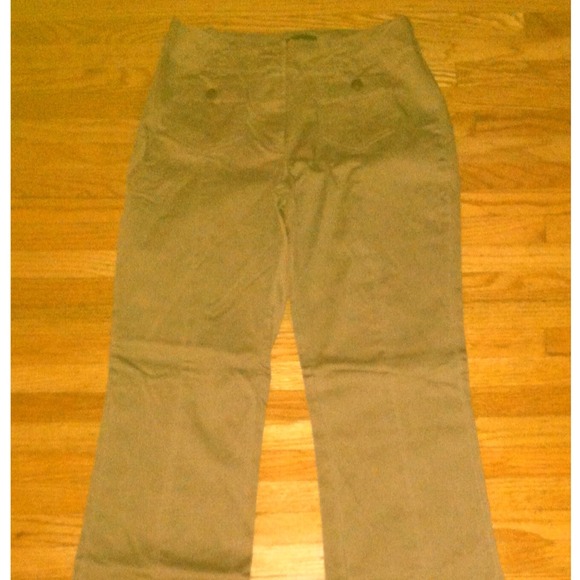 BEBE Dark Khaki Trouser, Size 2 - Picture 2 of 4