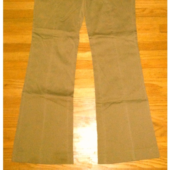 BEBE Dark Khaki Trouser, Size 2 - Picture 3 of 4