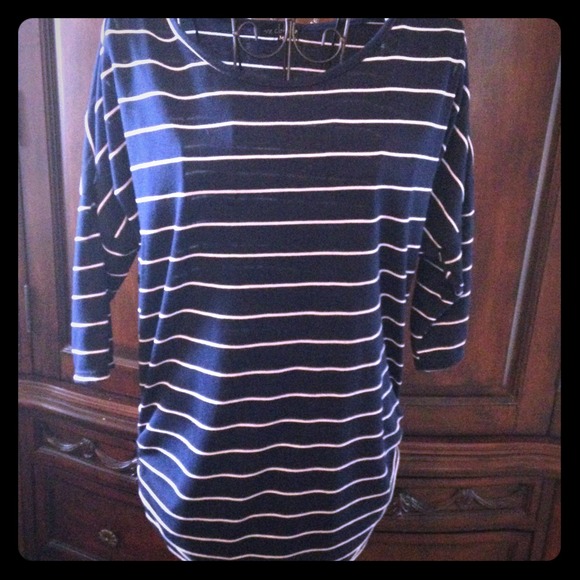 Tops - Black & White stripped shirt NWOT