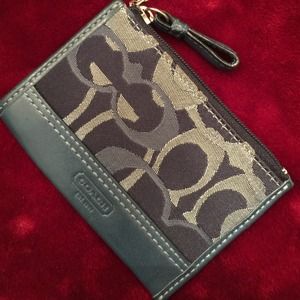 Coach key/coin wallet