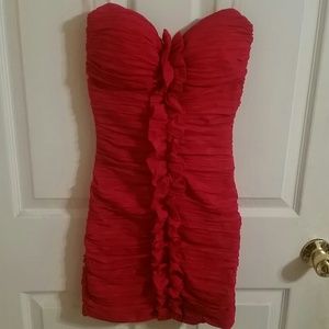 Red bodycon dress