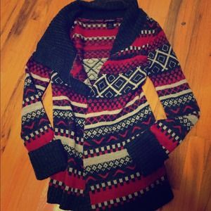 Long Aztec sweater