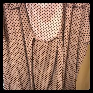 Dressy polka dot Beige shirt