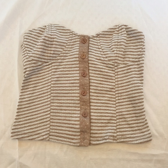 Urban Outfitters Lucca Couture Strapless Crop Top - Picture 1 of 3