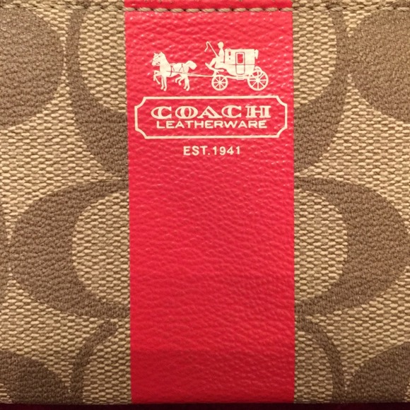 Coach coin/key holder wallet
