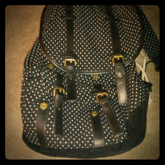 Polka dot back pack