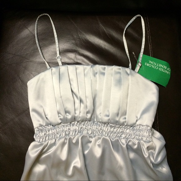 NWT United Colors of Benetton Blue Top Size S - Picture 3 of 4