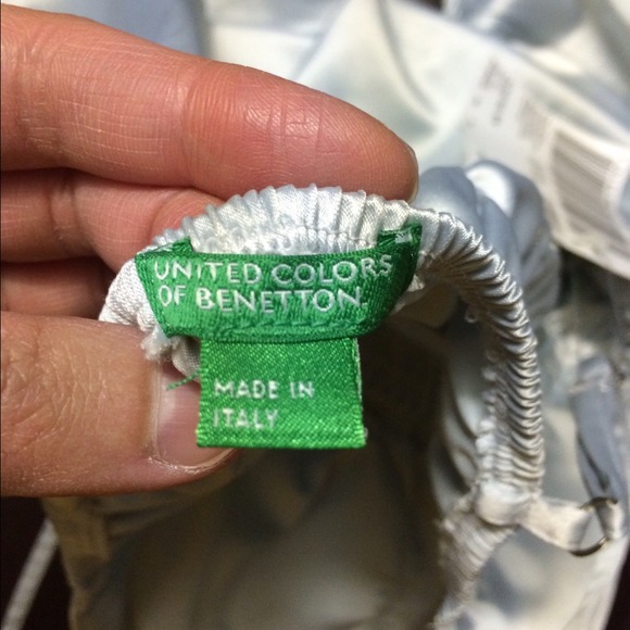 NWT United Colors of Benetton Blue Top Size S - Picture 4 of 4