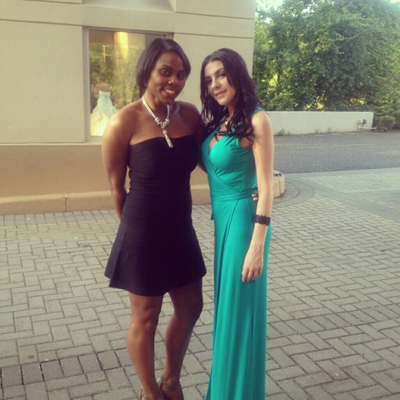 VENUS | Dresses | Long Aqua Green Dress | Poshmark