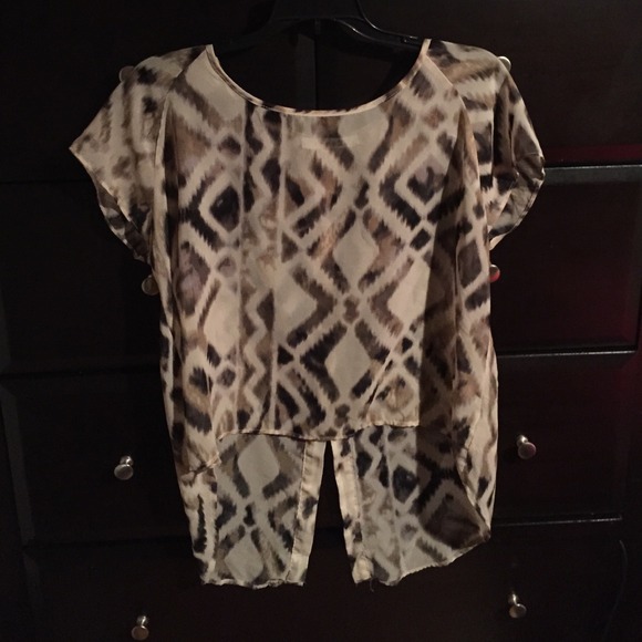 Forever 21 tribal see through shirt.