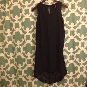 Black shift dress