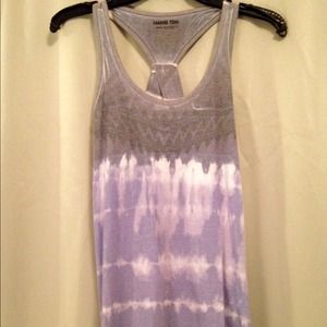 Purple and gray tank top and red fleece bundle