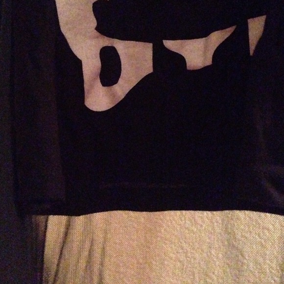 Long black skeleton dress - Picture 3 of 4