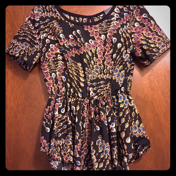 Peacock blouse