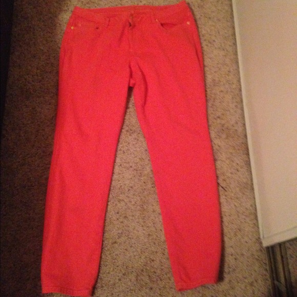 Michael Kors coral jeans - straight leg