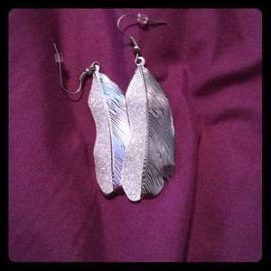 Feather earrings