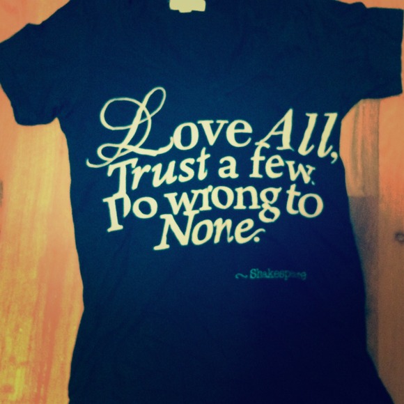 F21 Shakespeare graphic tee