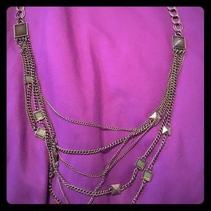 Bronze and green necklace