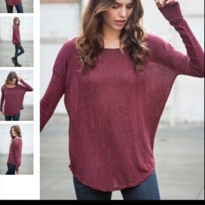 Brandt melville maroon sweater!!