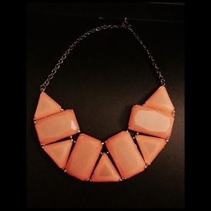 Peach Statement Necklace