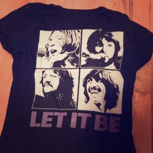 Beatles tee -let it be