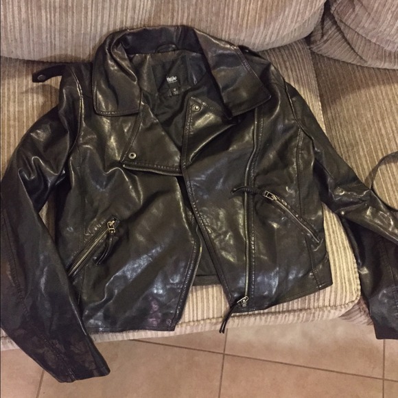 Black Faux Leather Jacket