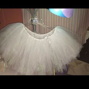 White sparkling tutu