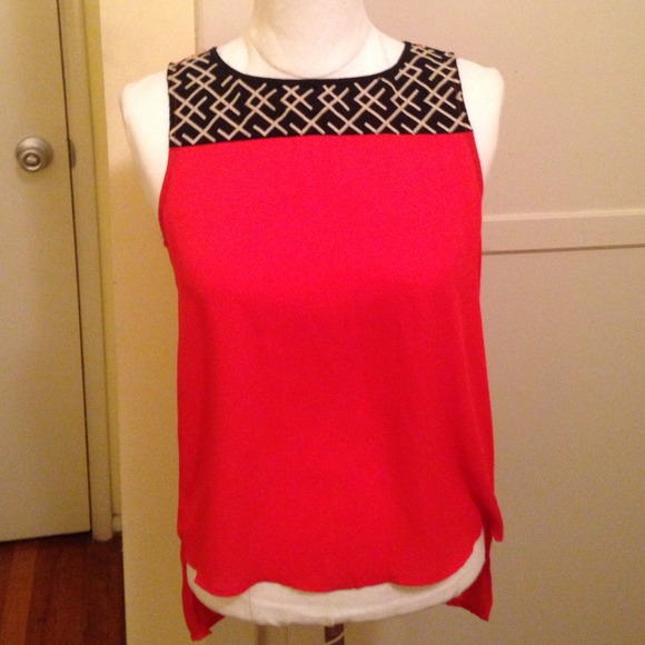 Sleeveless Open Back Blouse