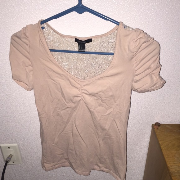 Pink Lace Top